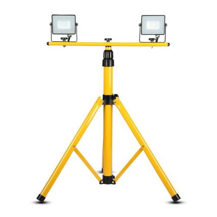 Floodlight stand 180 cm yellow