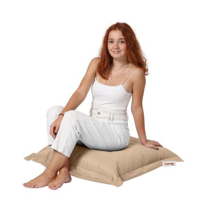 Floor cushion 70x70 cm beige