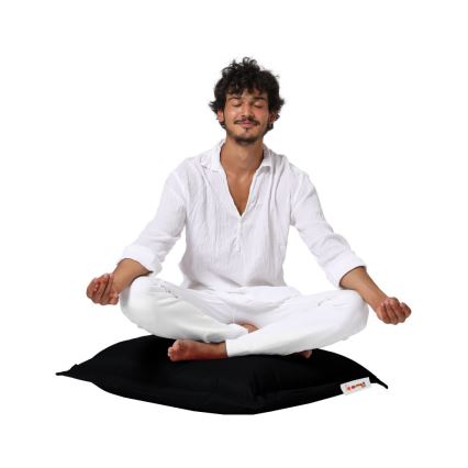 Floor cushion 70x70 cm black