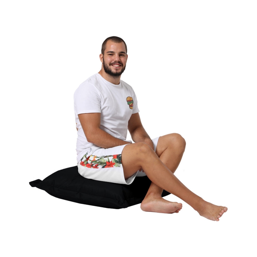 Floor cushion 70x70 cm black