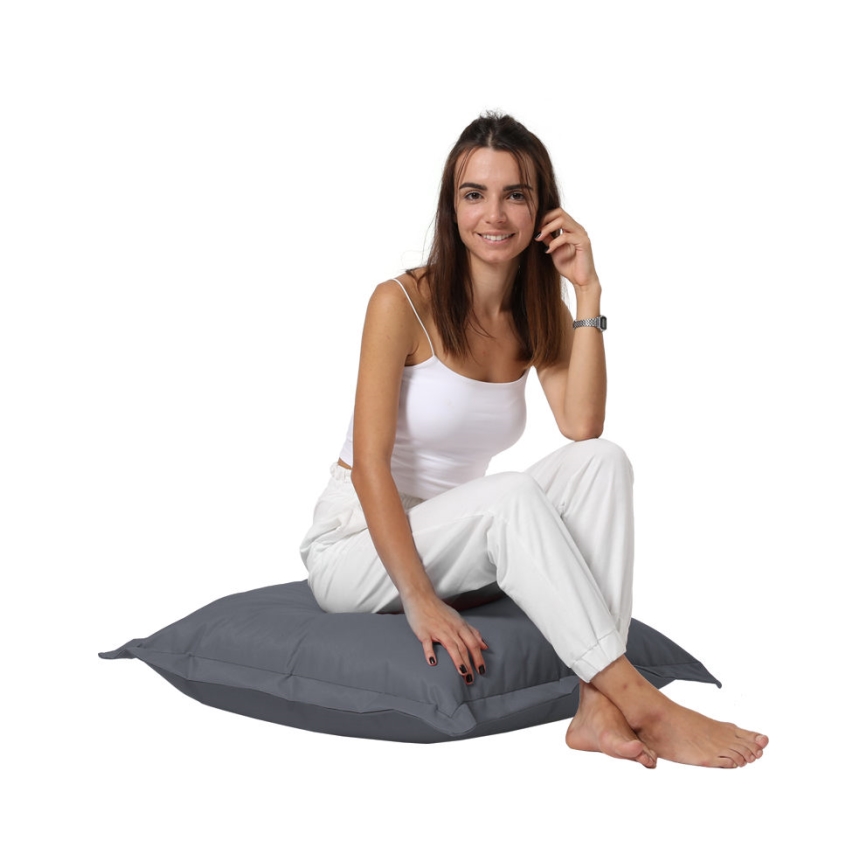 Floor cushion 70x70 cm grey