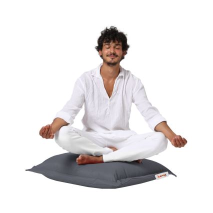 Floor cushion 70x70 cm grey