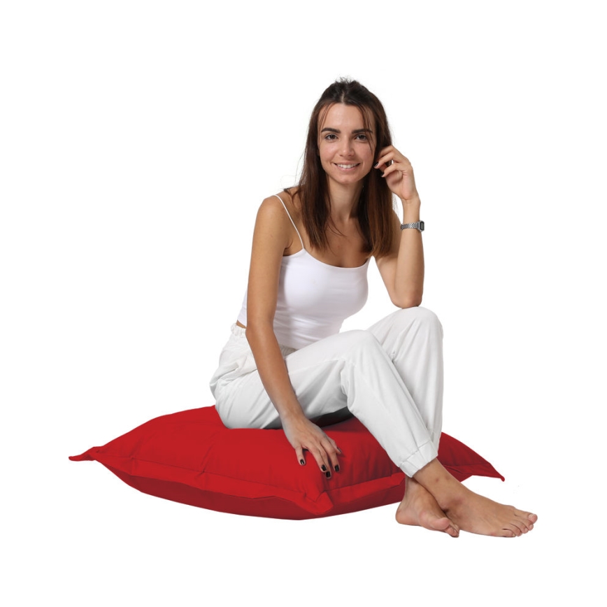 Floor cushion 70x70 cm red