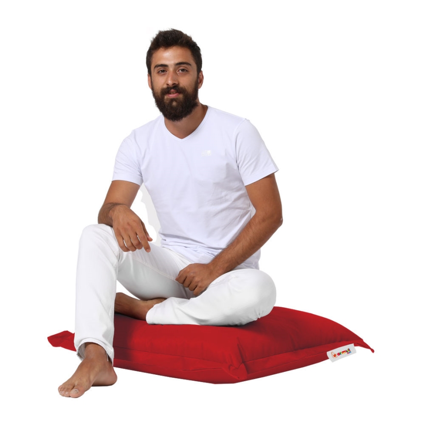 Floor cushion 70x70 cm red