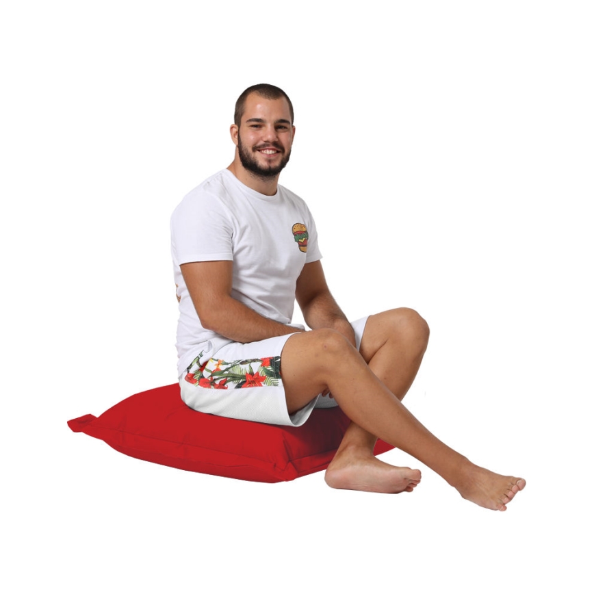 Floor cushion 70x70 cm red