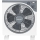 Floor fan 45W/230V d. 37 cm white/grey