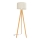 Floor lamp ALBA 1xE27/15W/230V creamy/oak