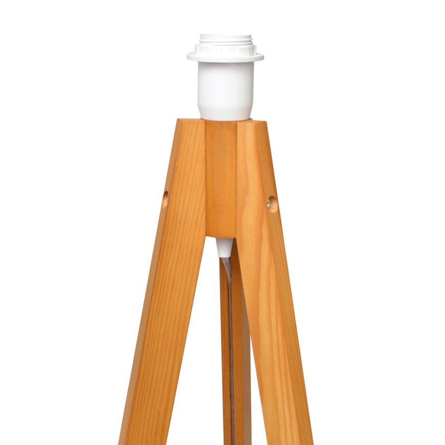 Floor lamp ALBA 1xE27/15W/230V creamy/oak