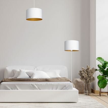 Floor lamp ARDEN 1xE27/60W/230V white/gold
