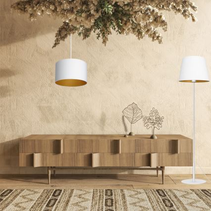 Floor lamp ARDEN 1xE27/60W/230V white/gold