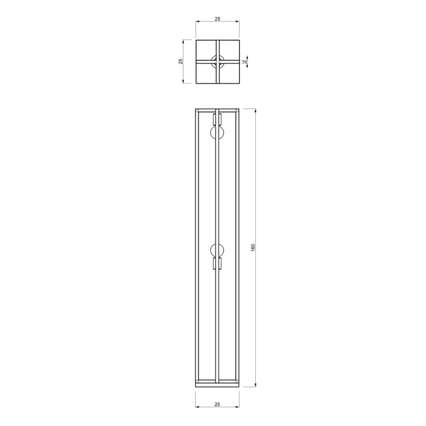 Floor lamp ARNOLD 2xE27/60W/230V black