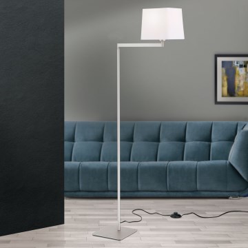Floor lamp CARLTON 1xE27/40W/230V white/matte chrome