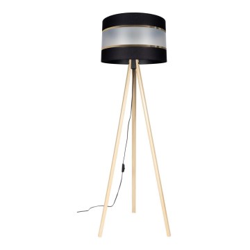 Floor lamp CORAL 1xE27/60W/230V beige/black/gold