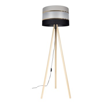 Floor lamp CORAL 1xE27/60W/230V beige/black/grey/gold