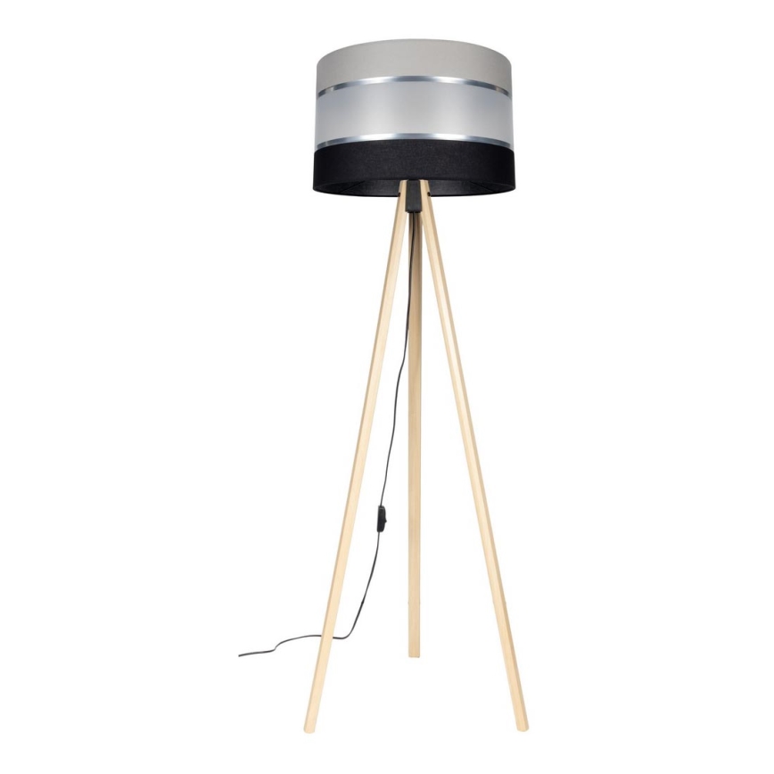 Floor lamp CORAL 1xE27/60W/230V beige/black/grey/matte chrome