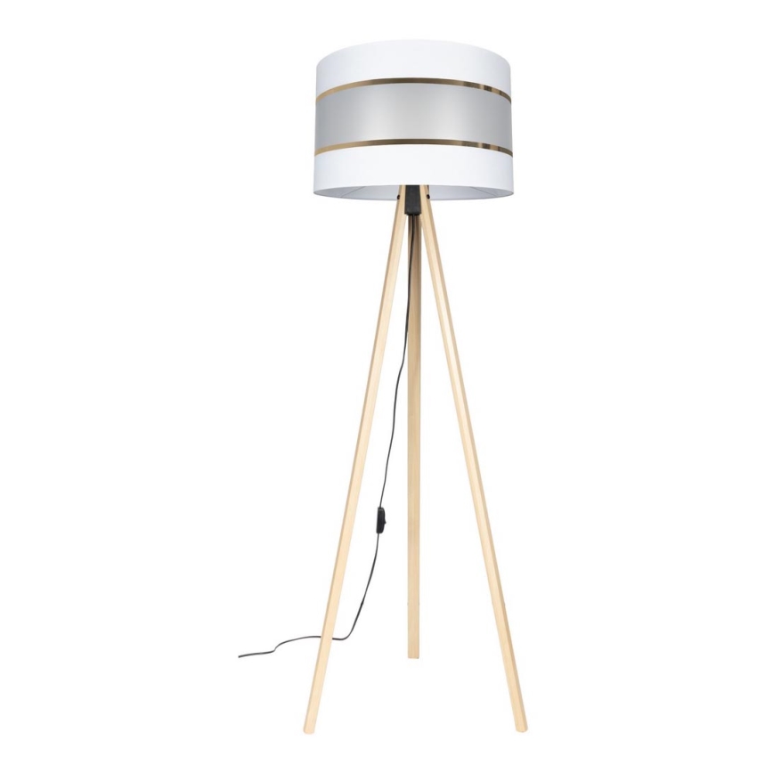 Floor lamp CORAL 1xE27/60W/230V beige/white/gold