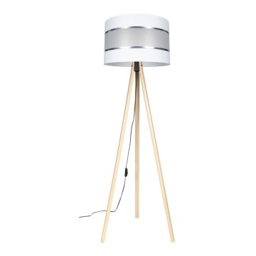 Floor lamp CORAL 1xE27/60W/230V beige/white/matte chrome
