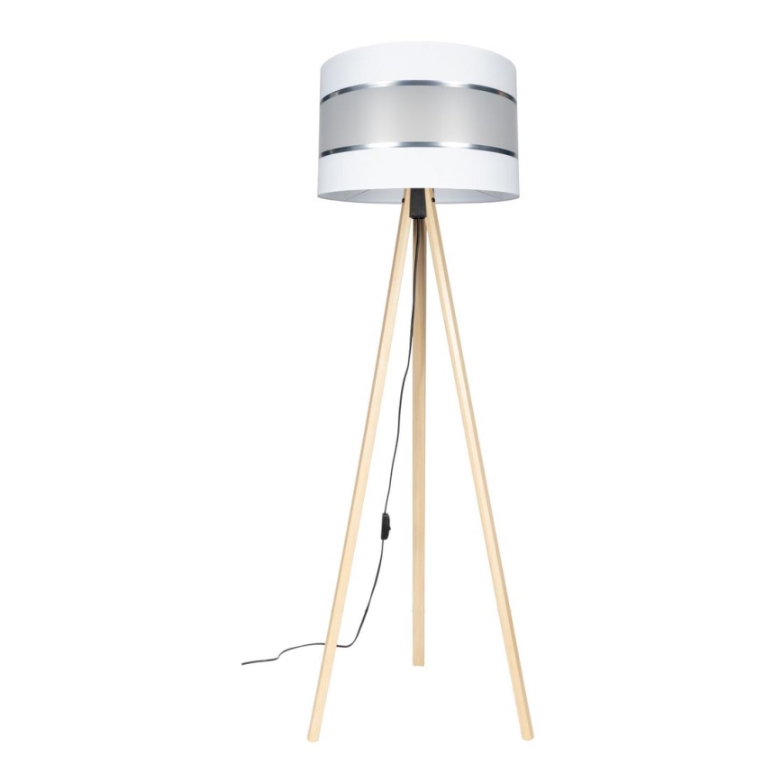 Floor lamp CORAL 1xE27/60W/230V beige/white/matte chrome