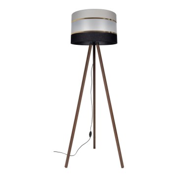Floor lamp CORAL 1xE27/60W/230V brown/black/grey/gold