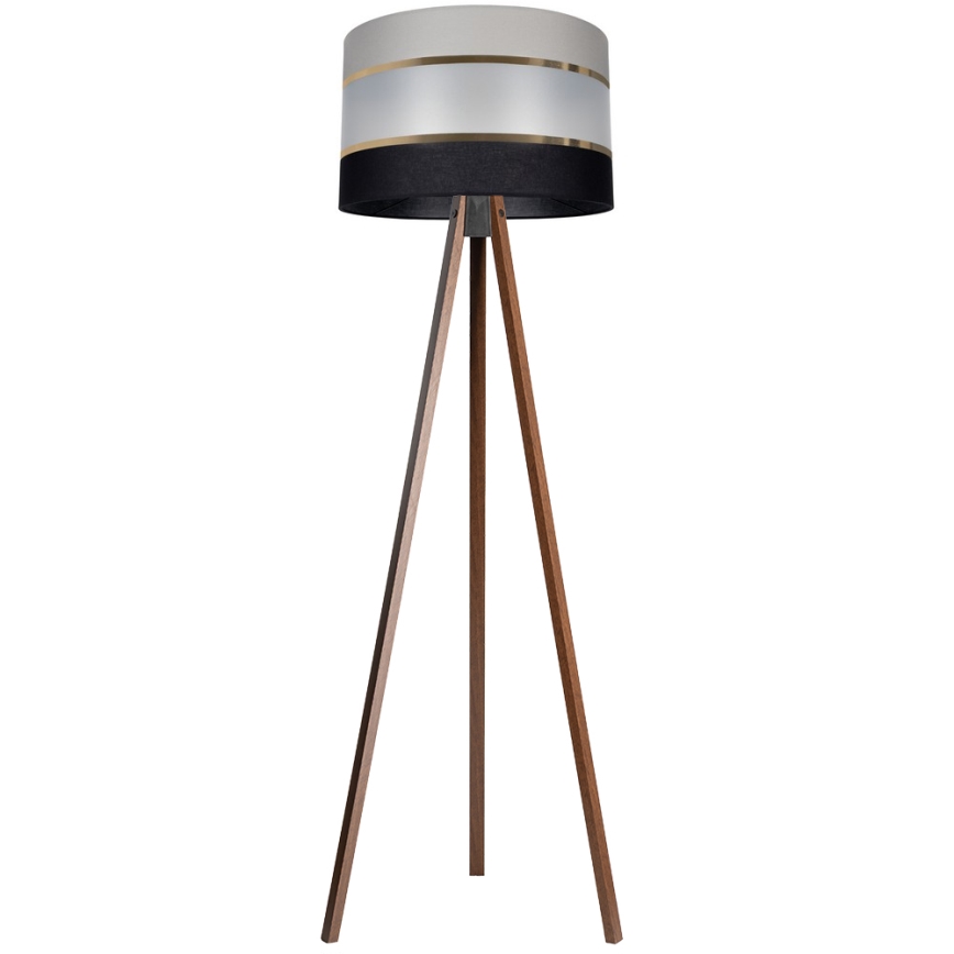 Floor lamp CORAL 1xE27/60W/230V brown/black/grey/gold