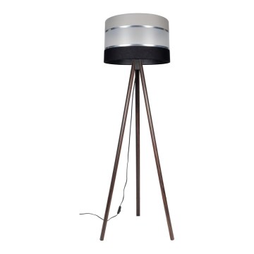 Floor lamp CORAL 1xE27/60W/230V brown/black/grey/matte chrome