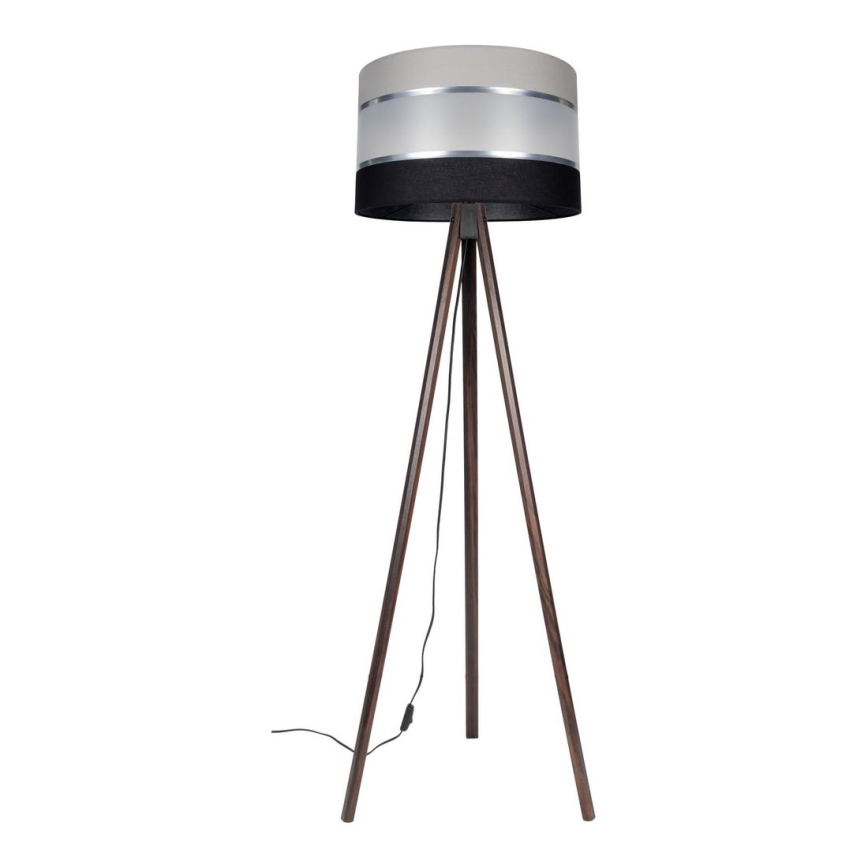 Floor lamp CORAL 1xE27/60W/230V brown/black/grey/matte chrome