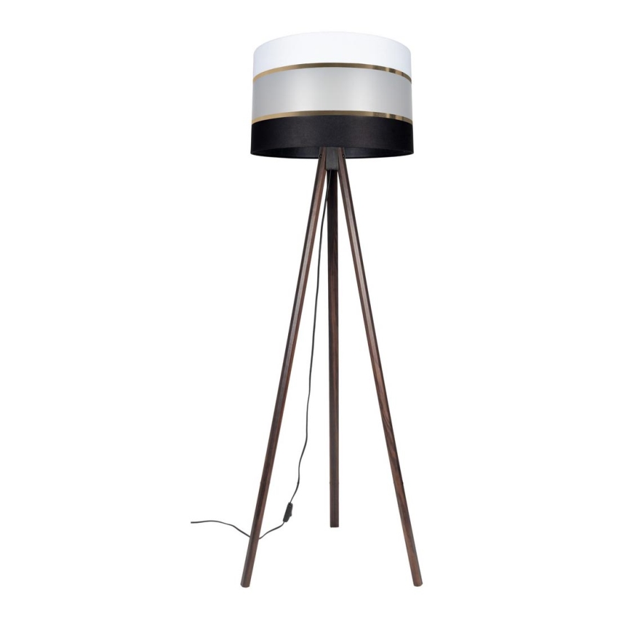 Floor lamp CORAL 1xE27/60W/230V brown/black/white/gold