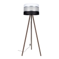 Floor lamp CORAL 1xE27/60W/230V brown/black/white/matte chrome
