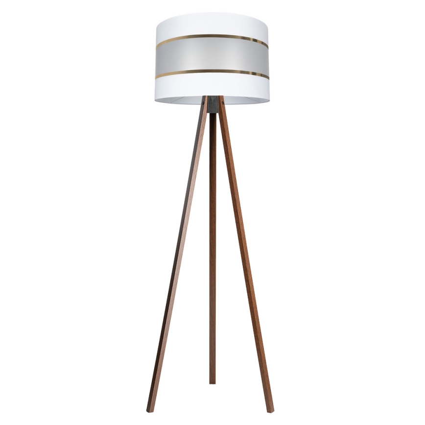 Floor lamp CORAL 1xE27/60W/230V brown/white/gold