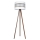 Floor lamp CORAL 1xE27/60W/230V brown/white/gold
