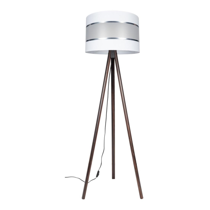 Floor lamp CORAL 1xE27/60W/230V brown/white/matte chrome
