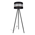 Floor lamp CORAL 1xE27/60W/230V wenge/black/gold