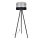 Floor lamp CORAL 1xE27/60W/230V wenge/black/grey/matte chrome