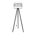 Floor lamp CORAL 1xE27/60W/230V wenge/white/gold