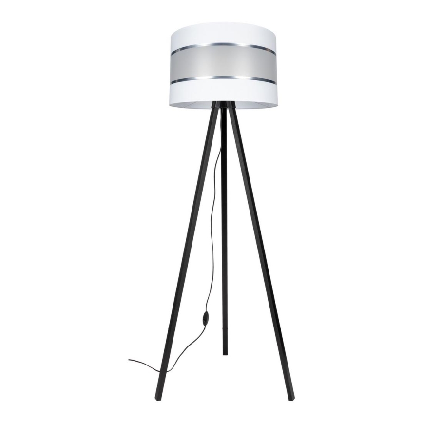 Floor lamp CORAL 1xE27/60W/230V wenge/white/matte chrome