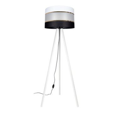 Floor lamp CORAL 1xE27/60W/230V white/black/gold