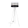 Floor lamp CORAL 1xE27/60W/230V white/black/gold