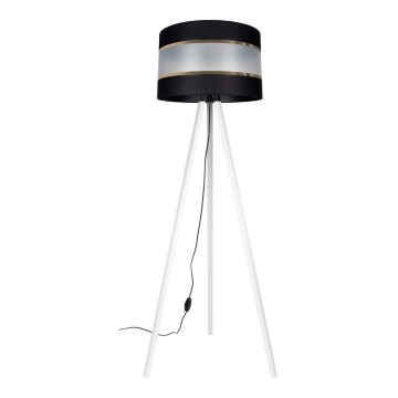 Floor lamp CORAL 1xE27/60W/230V white/black/gold