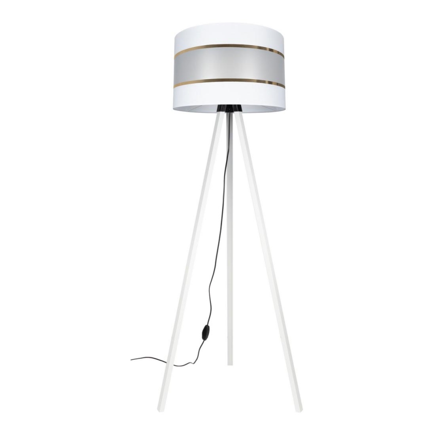 Floor lamp CORAL 1xE27/60W/230V white/gold