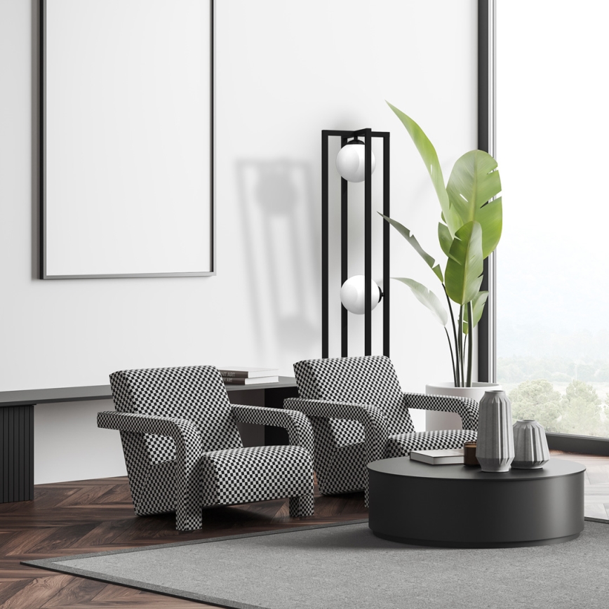 Floor lamp DIEGO 2xE14/40W/230V black