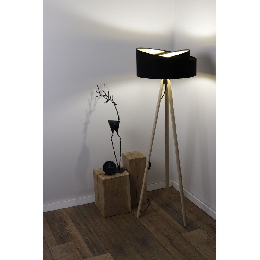 Floor lamp GALAXY 1xE27/60W/230V black/beige