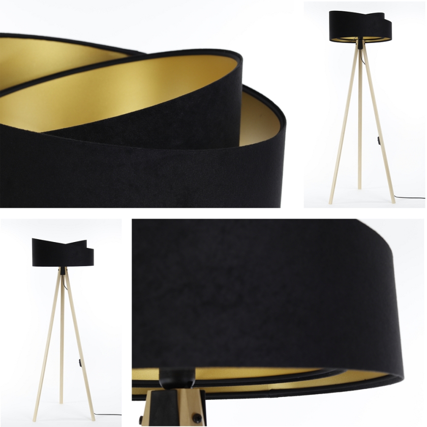 Floor lamp GALAXY 1xE27/60W/230V black/beige