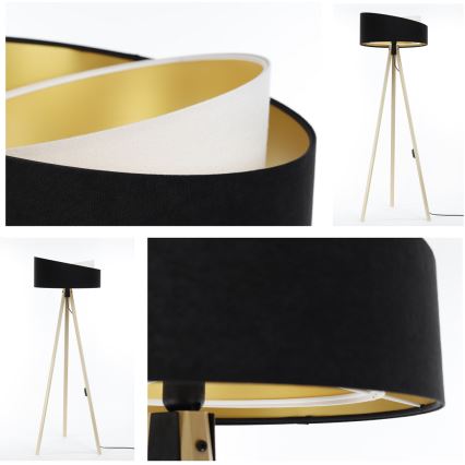 Floor lamp GALAXY 1xE27/60W/230V black/beige