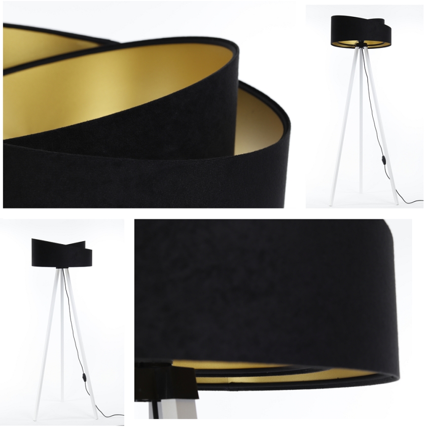 Floor lamp GALAXY 1xE27/60W/230V black/white
