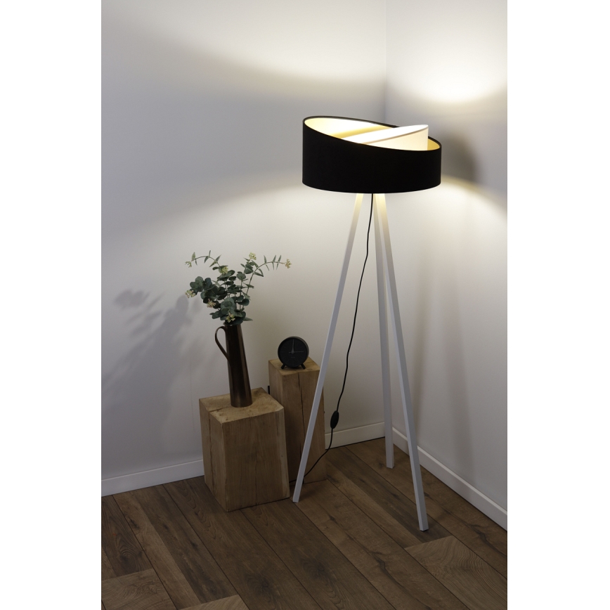 Floor lamp GALAXY 1xE27/60W/230V black/white