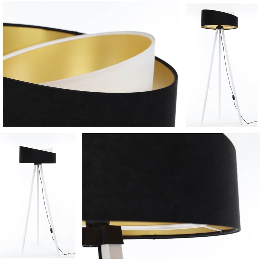 Floor lamp GALAXY 1xE27/60W/230V black/white