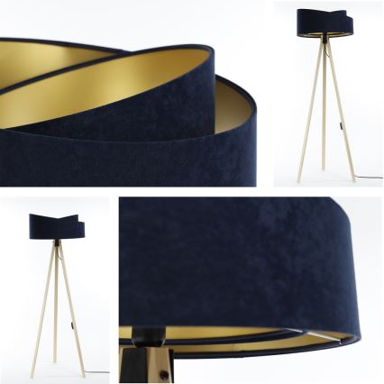 Floor lamp GALAXY 1xE27/60W/230V blue/beige