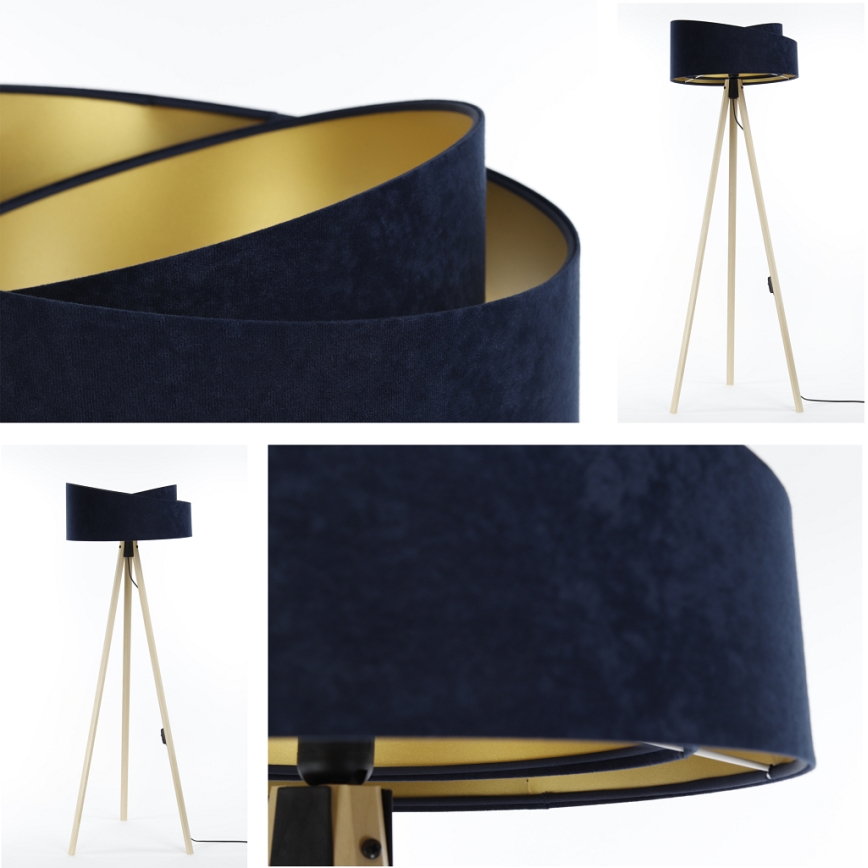 Floor lamp GALAXY 1xE27/60W/230V blue/beige