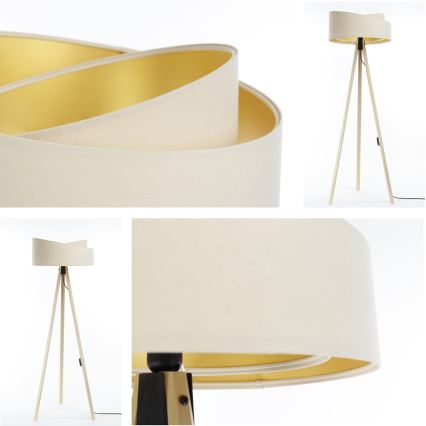 Floor lamp GALAXY 1xE27/60W/230V creamy/beige