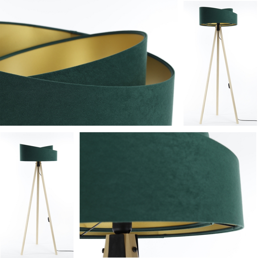 Floor lamp GALAXY 1xE27/60W/230V green/beige